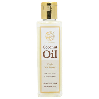 The Pure Story Natural Cold Pressed Coconut Hair Oil