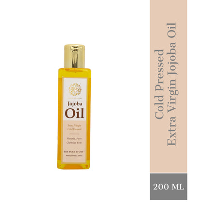 The Pure Story Natural Cold Pressed Flax Seed Oil for Hair & Skin Rich In Omega 3