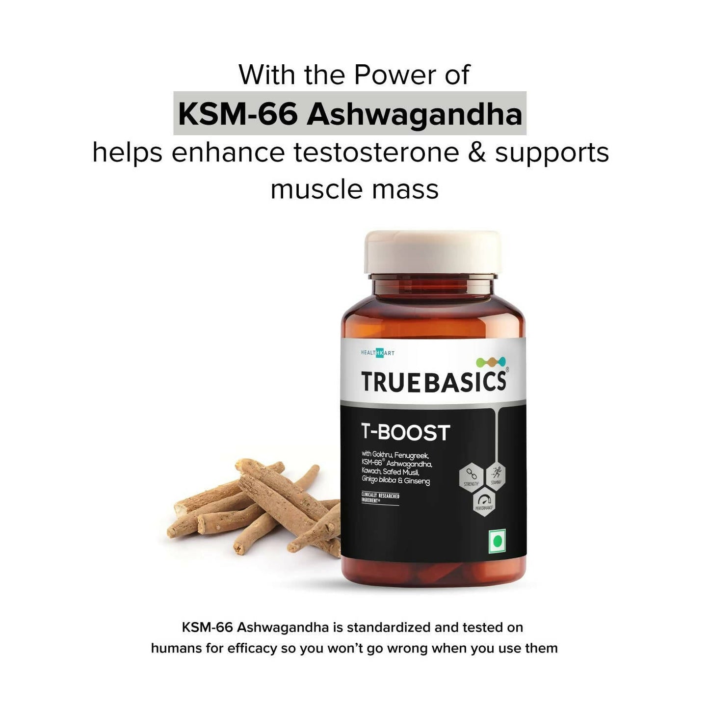 TrueBasics T-Boost Tablets for Men - Indyancart