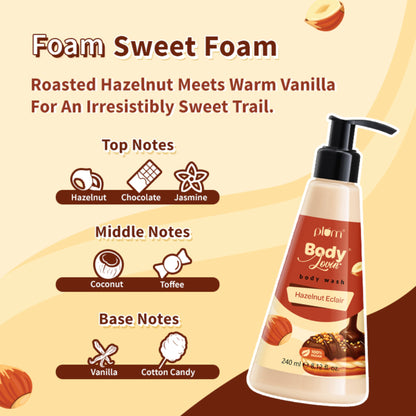 Plum BodyLovin' Hazelnut Eclair Body Wash | 240ml