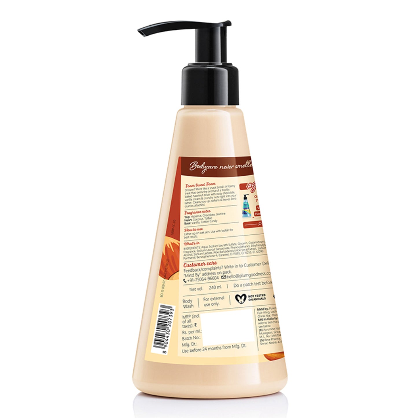 Plum BodyLovin' Hazelnut Eclair Body Wash | 240ml