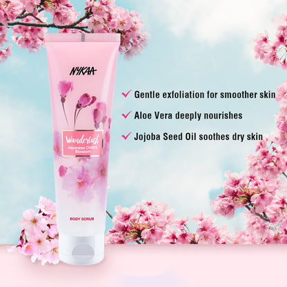 Nykaa Wanderlust Exfoliating Body Scrub - Japanese Cherry Blossom