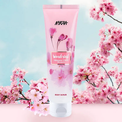 Nykaa Wanderlust Exfoliating Body Scrub - Japanese Cherry Blossom