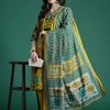 Dhiyona IE Geometric Printed Regular Pure Cotton Kurta with Trousers & Dupatta
