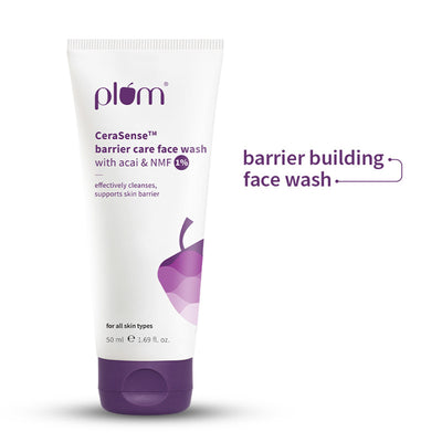 Plum CeraSenseTM Barrier Care Face Wash with Acai & 1% NMF