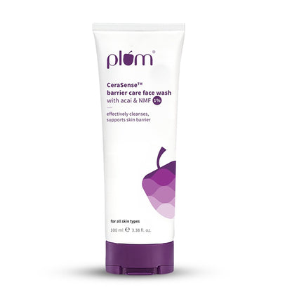 Plum CeraSenseTM Barrier Care Face Wash with Acai & 1% NMF