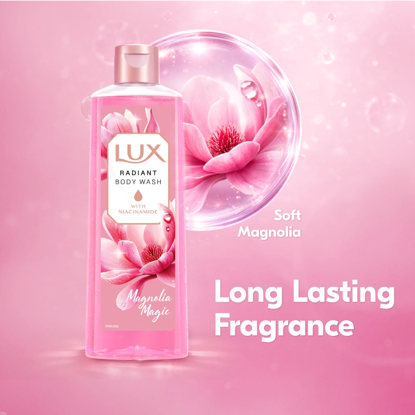 Lux French Rose Fragrance & Almond Oil Bodywash Shower Gel