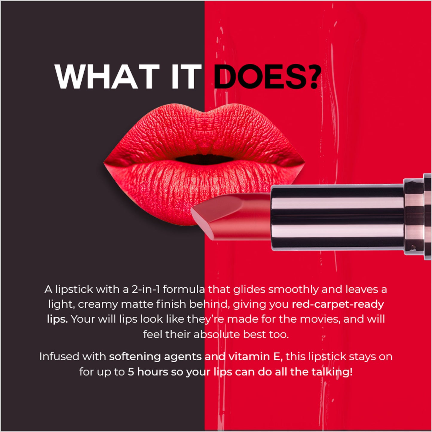 Colorbar Velvet Matte Lipstick - Wanna Be
