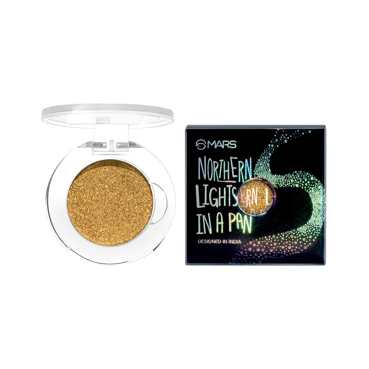 MARS Northern Lights In A Pan Eyeshadow Palette - 01 Swirling Sweden