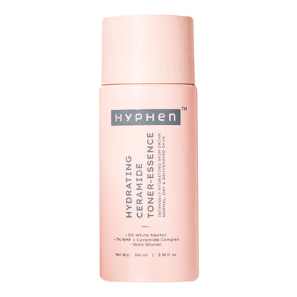 Hyphen 7% Ceramides-NMF Face Toner Essence | 5% Glass Skin Blend with Rice Water-100ml