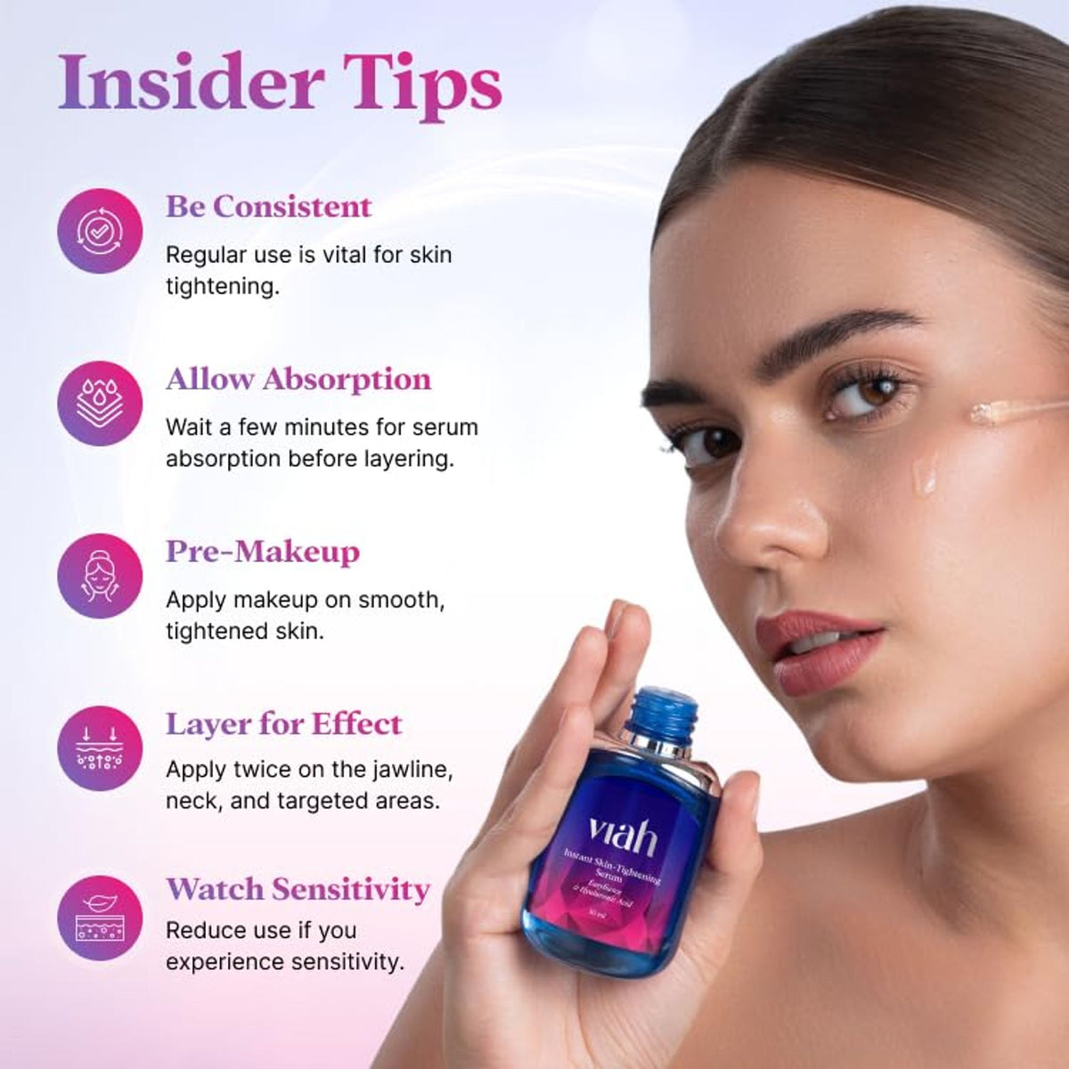 Viah Instant Skin Tightening Face Serum