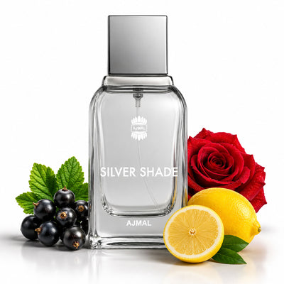 Ajmal Silver Shade Perfume Fresh Citrus Woody Musk Scent Luxury Giftset