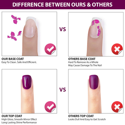 PERPAA Beauty Trendy Quick Dry Nail Polish - Set of 5