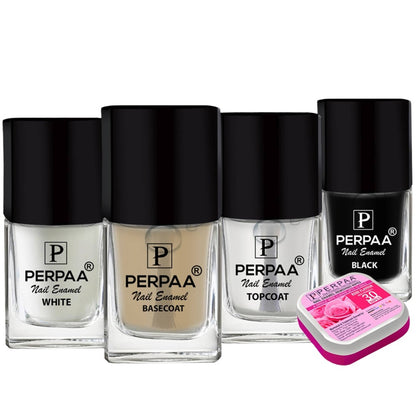 PERPAA Beauty Trendy Quick Dry Nail Polish - Set of 5