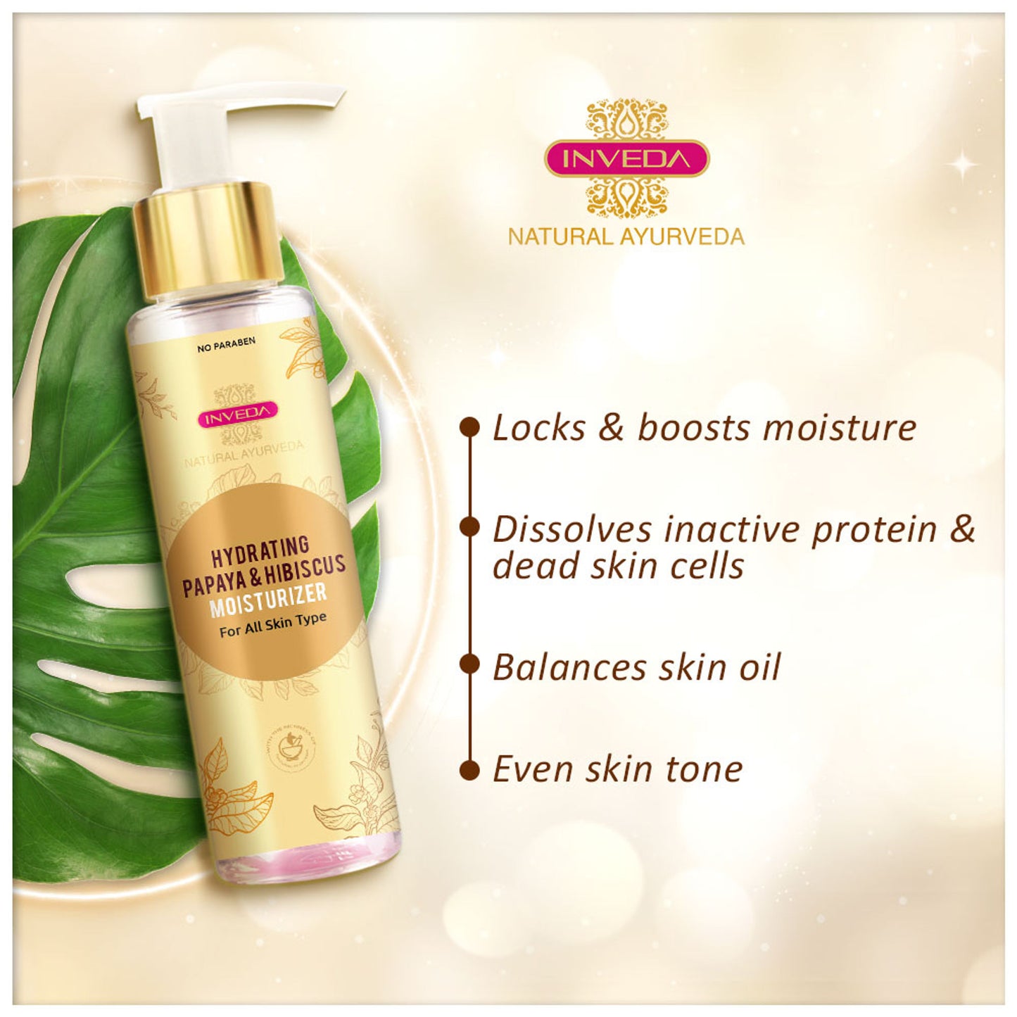 Inveda Papaya & Hibiscus Moisturizer