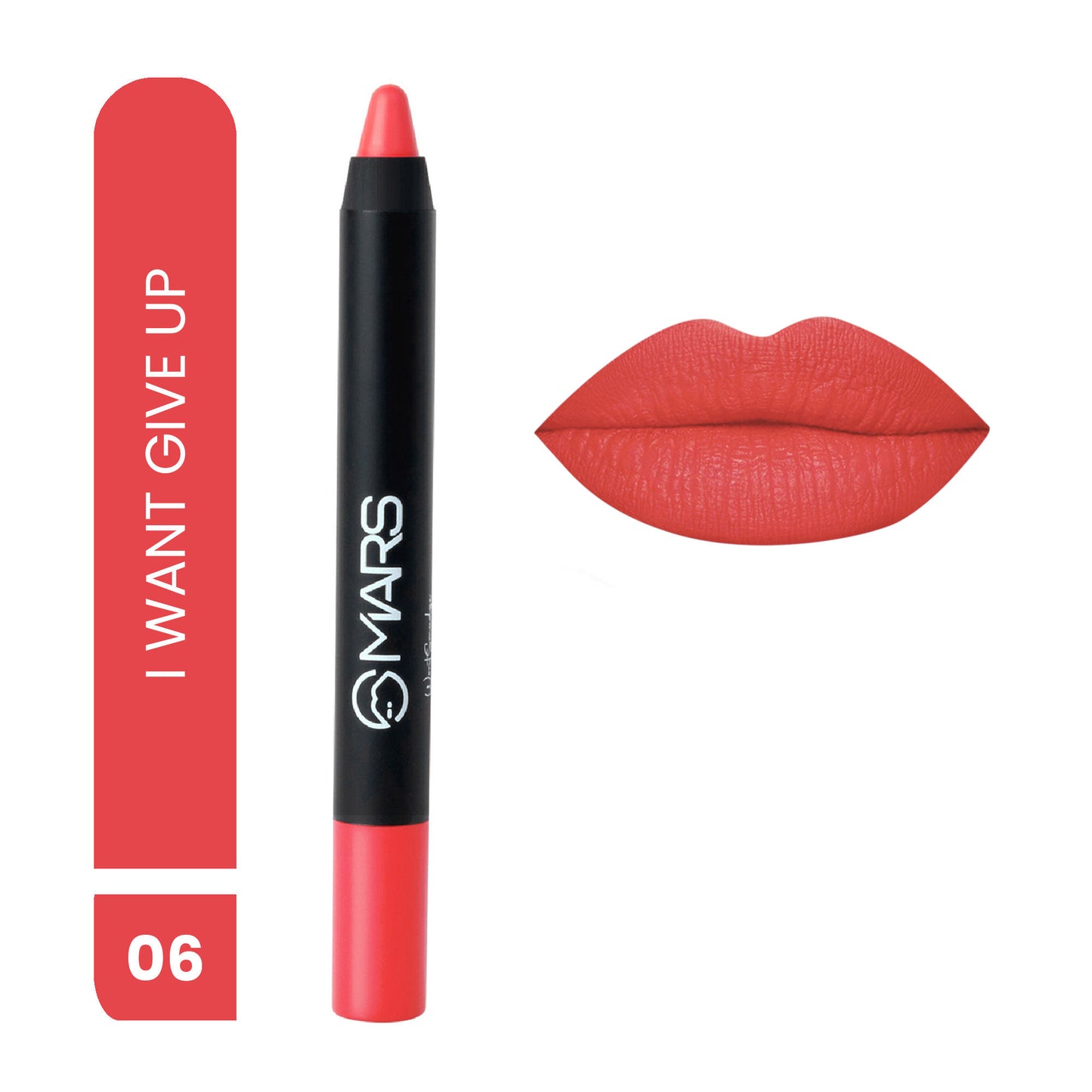 MARS Won't Smudge Won't Budge Lip Crayon - I Won't Give Up