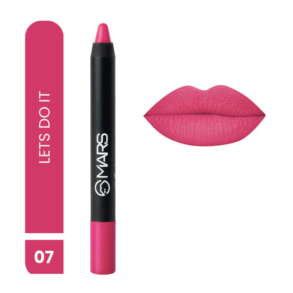 MARS Won't Smudge Won't Budge Lip Crayon - Lets Do It