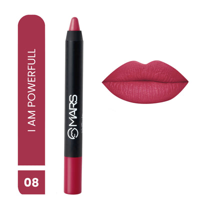 MARS Won't Smudge Won't Budge Lip Crayon - I Am Powerful