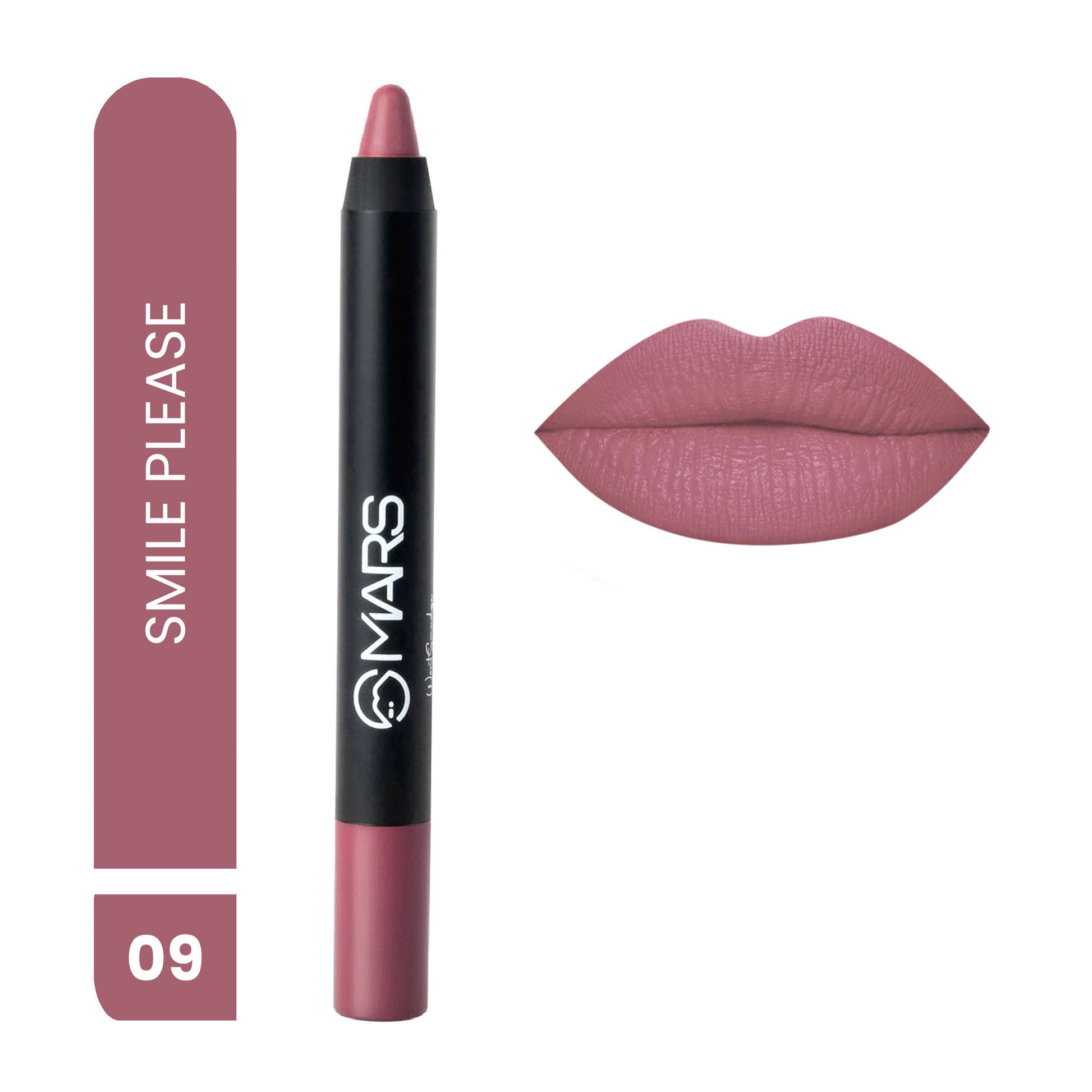 MARS Won't Smudge Won't Budge Lip Crayon - Smile Please