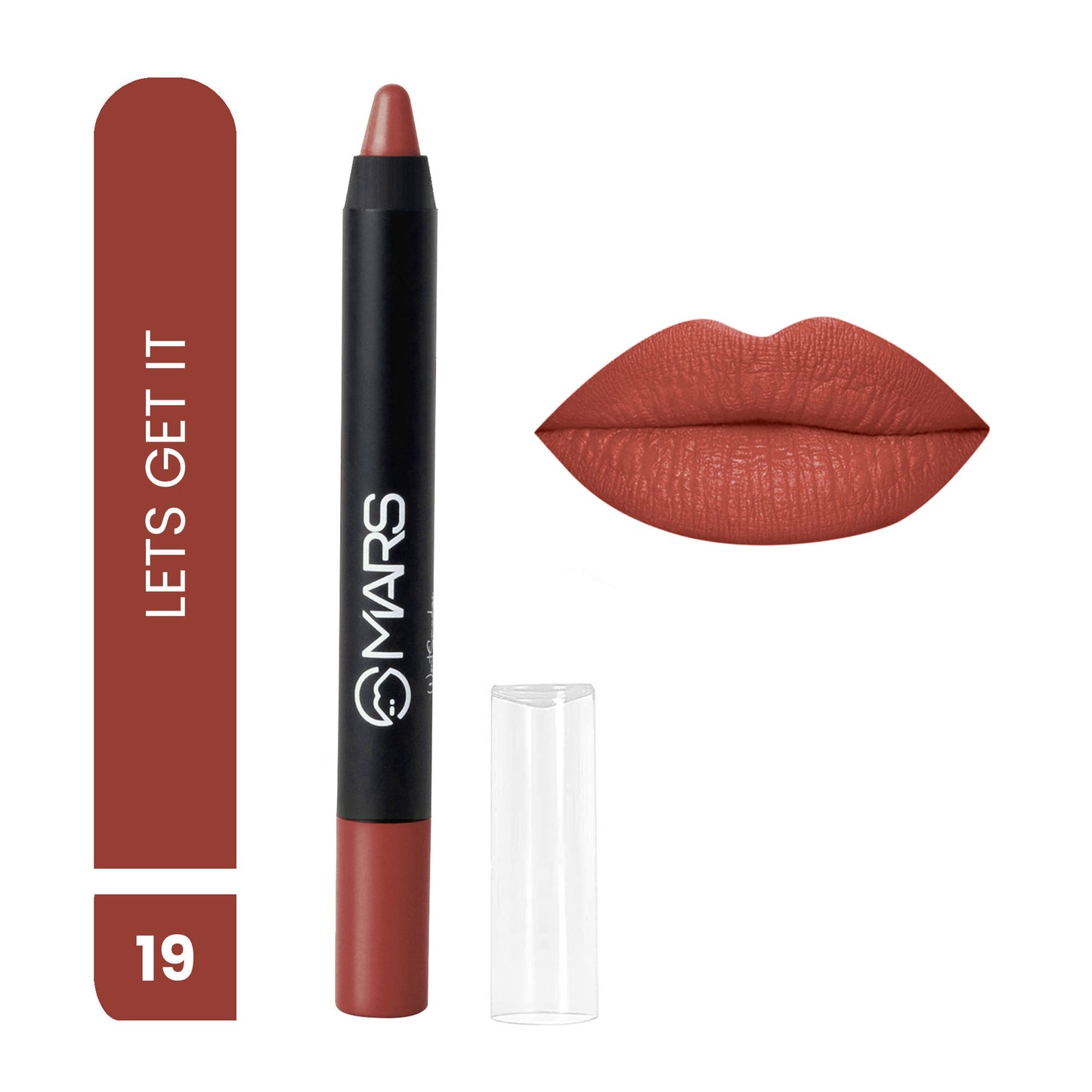 MARS Won't Smudge Won't Budge Lip Crayon - Let's Get It