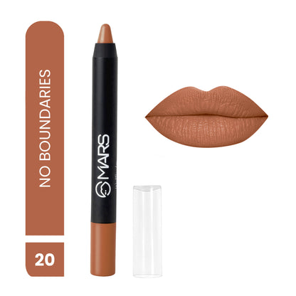 MARS Won't Smudge Won't Budge Lip Crayon - No Boundaries