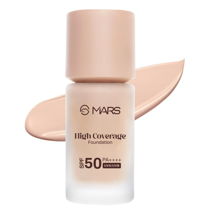MARS SPF50 PA++++ High Coverage Liquid Foundation - 1
