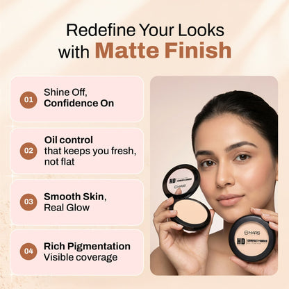 MARS HD Mattifying Compact Powder - 06 Cocoa