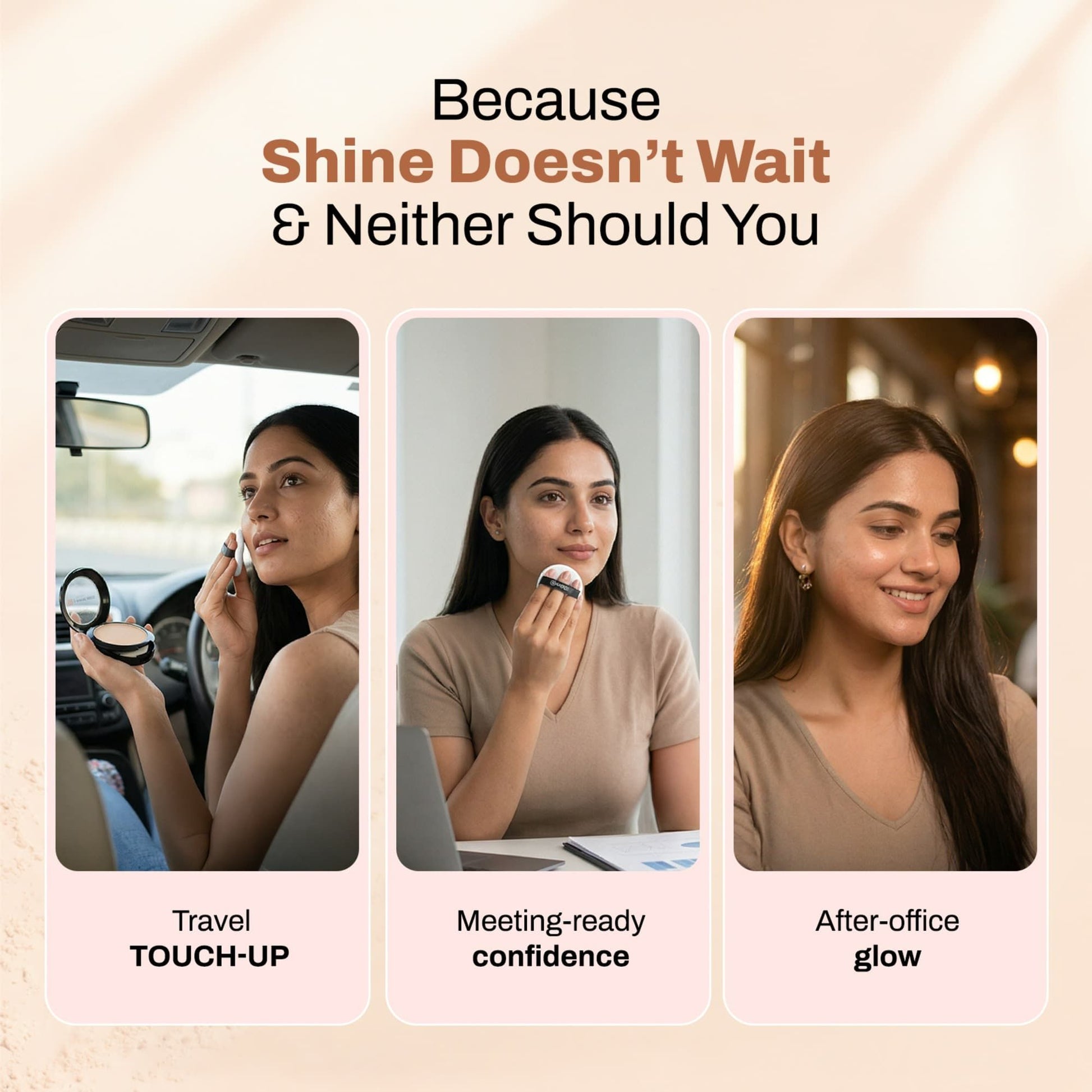 MARS HD Mattifying Compact Powder - 5.5-Almond