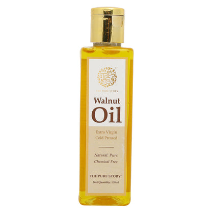 The Pure Story Natural Cold Pressed Oil for Hair & Skin with Walnut