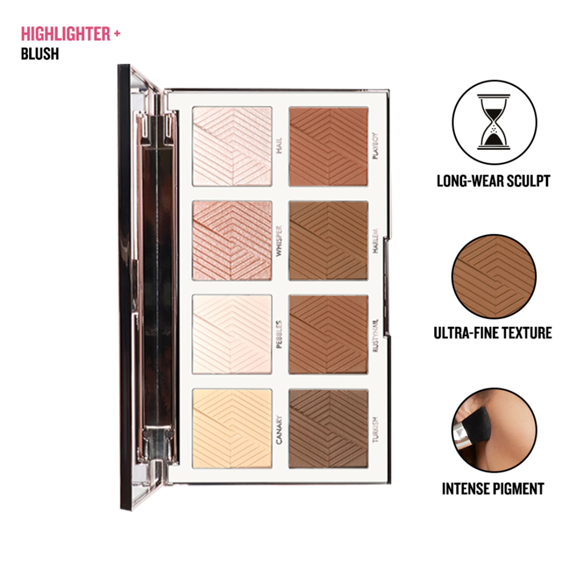 Daily Life Forever52 Essential Highlighter & Contour Powder Palette BKS003