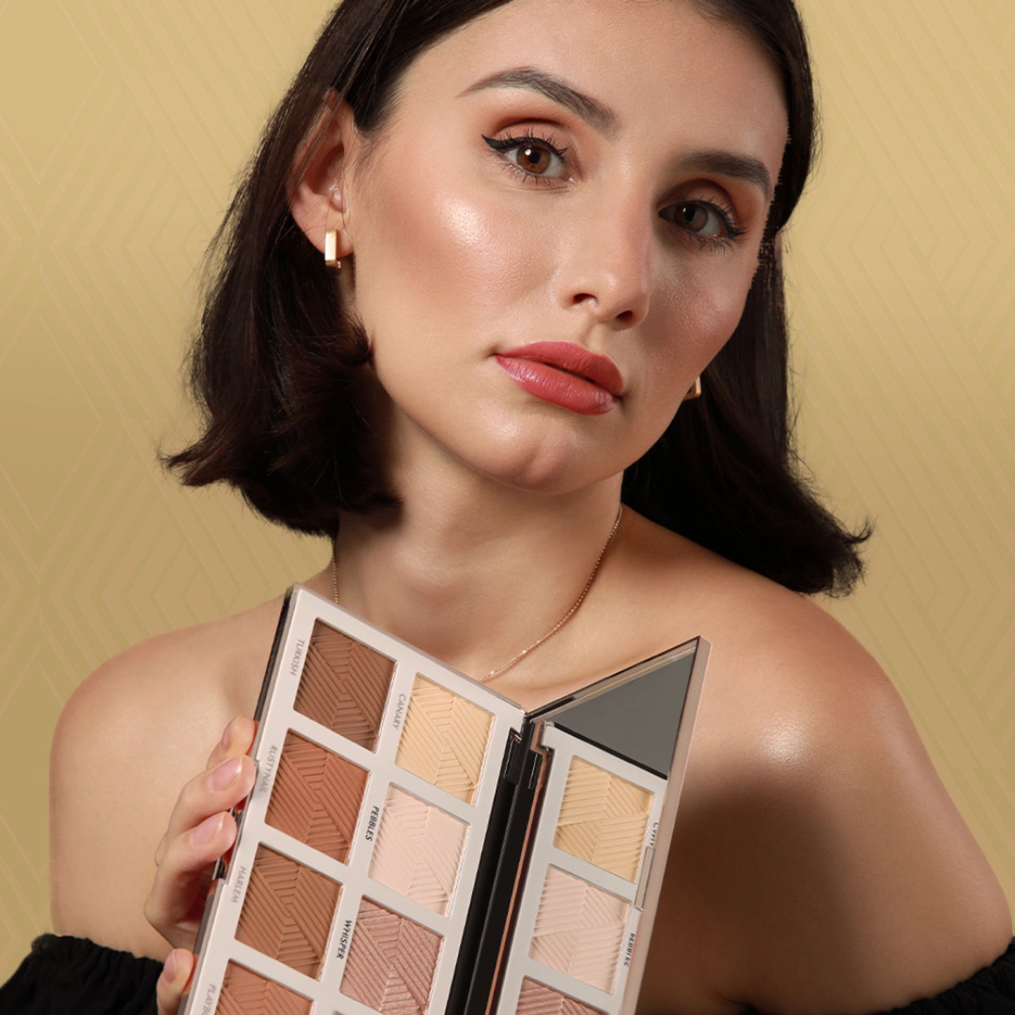 Daily Life Forever52 Essential Highlighter & Contour Powder Palette BKS003