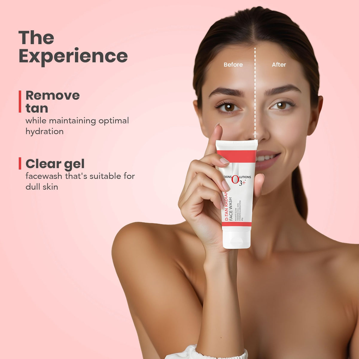 O3+ Dtan Face Wash For De Tan And Radiance