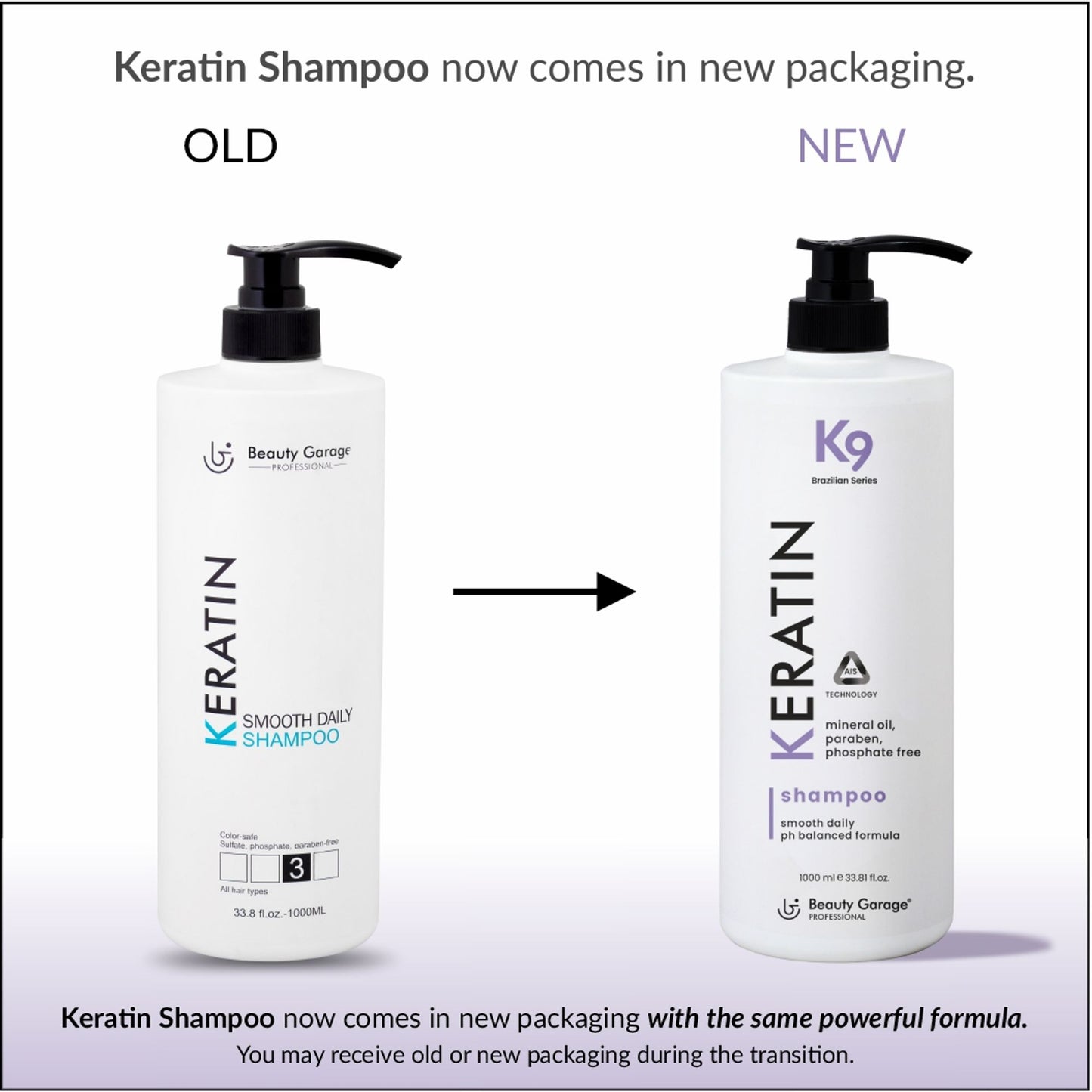 Beauty Garage Keratin Smooth Daily Shampoo