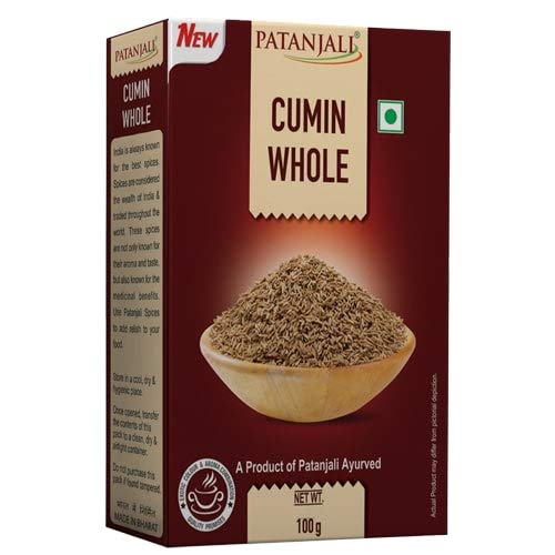 Patanjali Cumin Whole (100 gm) - Indyancart