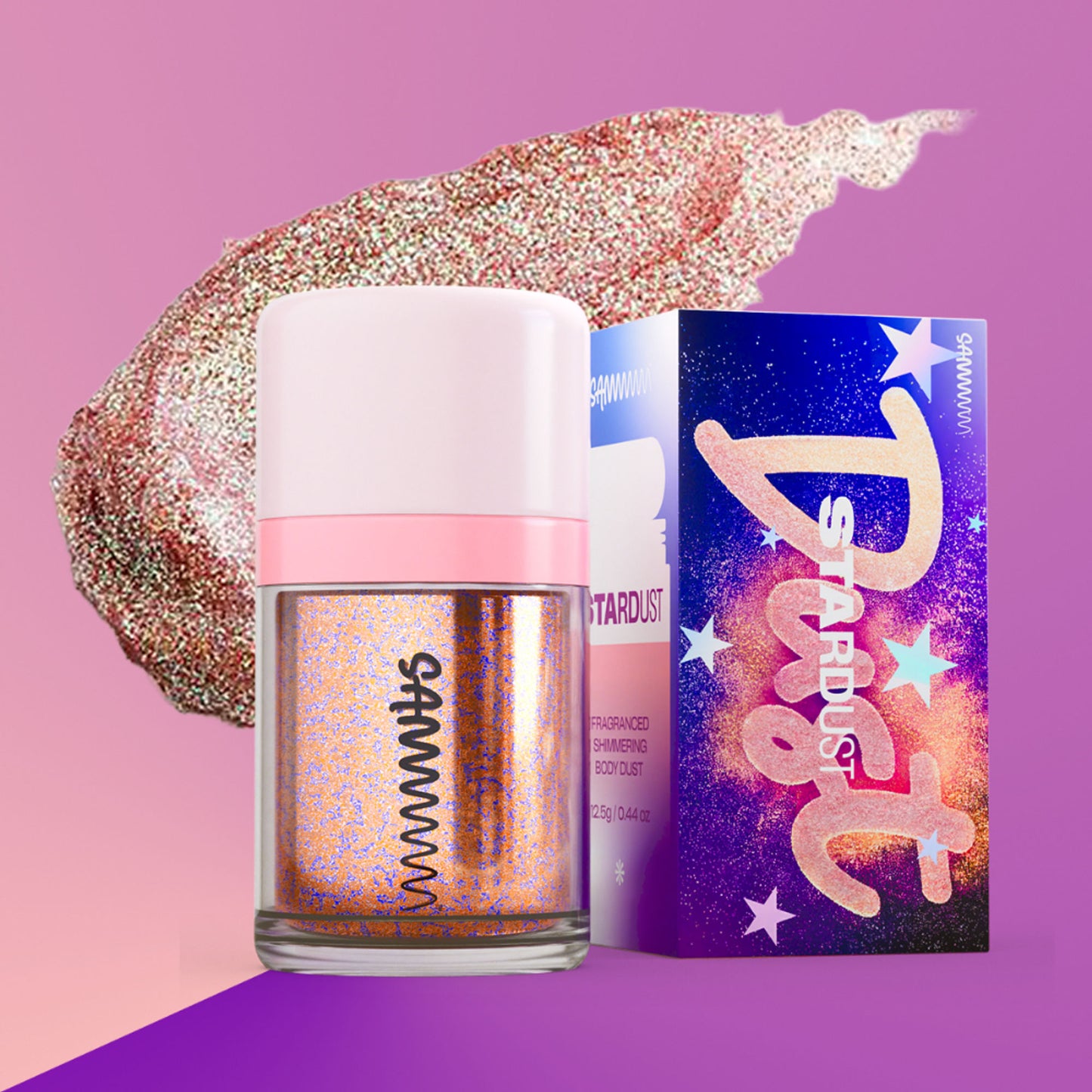 Sammmm Stardust Fragranced Shimmering Body Dust - Sweet Nectar