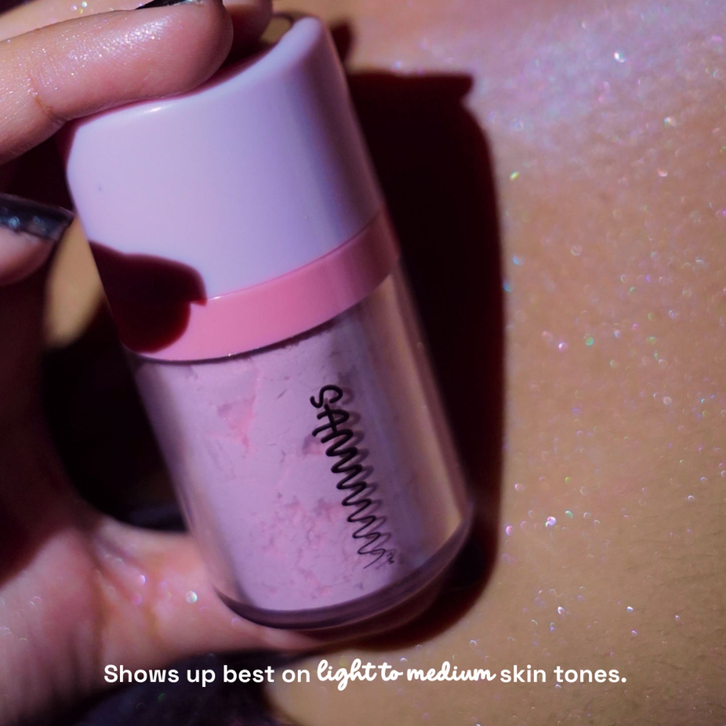 Sammmm Stardust Fragranced Shimmering Body Dust - Sweet Nectar