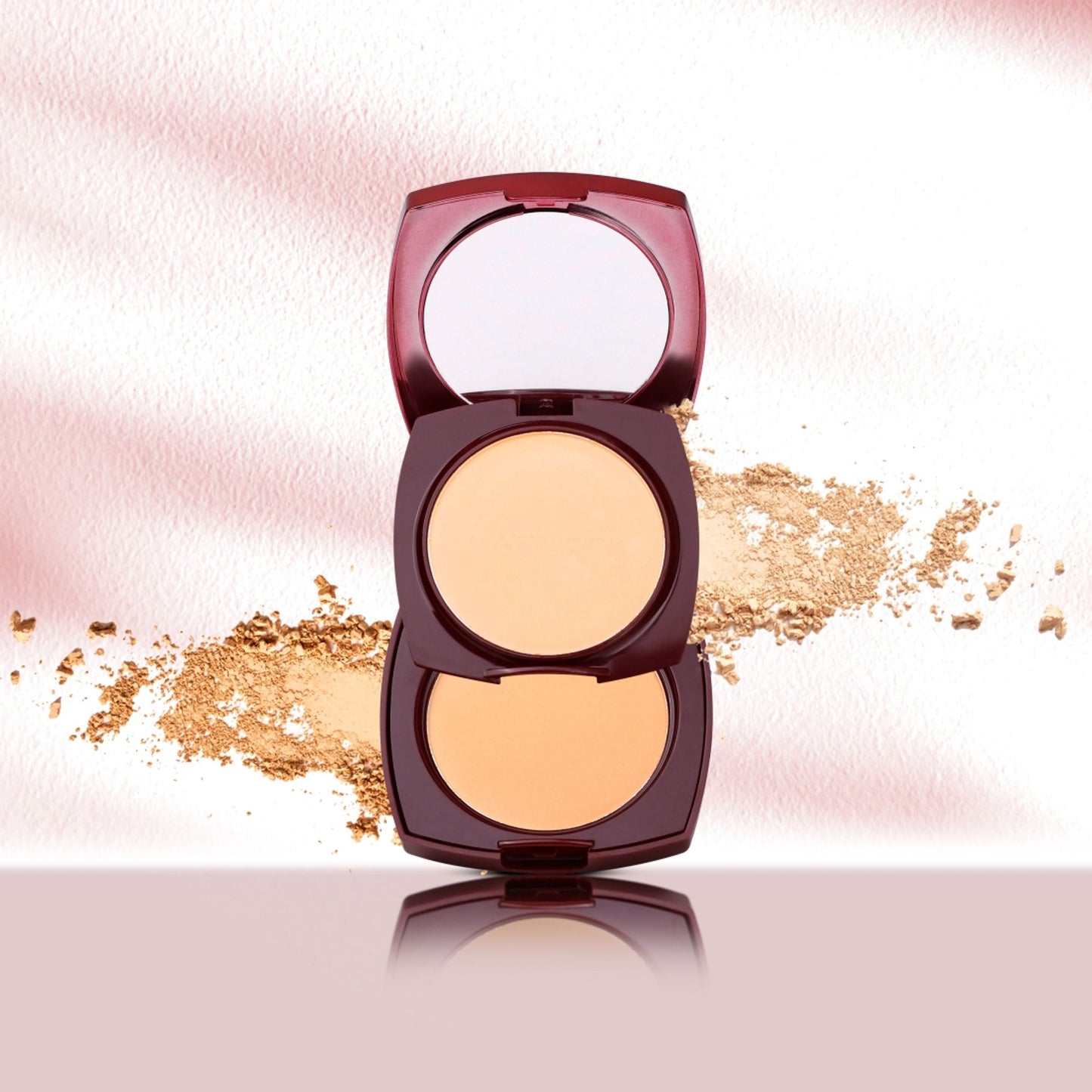 Matt look True Cover Super Blendable Compact Powder - Warm Beige