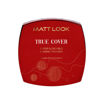Matt look True Cover Super Blendable Compact Powder - Golden Sand