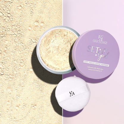 Half N Half Set It Good Soft Focus Loose Powder - Banana