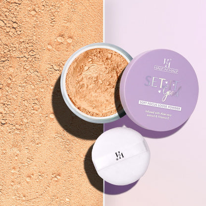 Half N Half Set It Good Soft Focus Loose Powder - Medium Deep