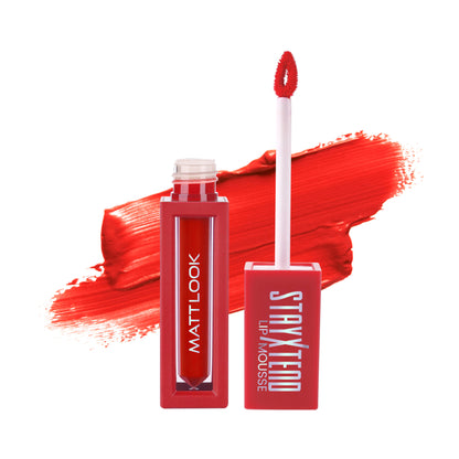 Matt look Stayxtend Lip Mousse - Iconic Red