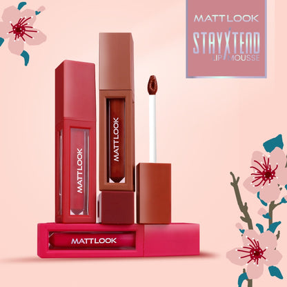 Matt look Stayxtend Lip Mousse - Iconic Red