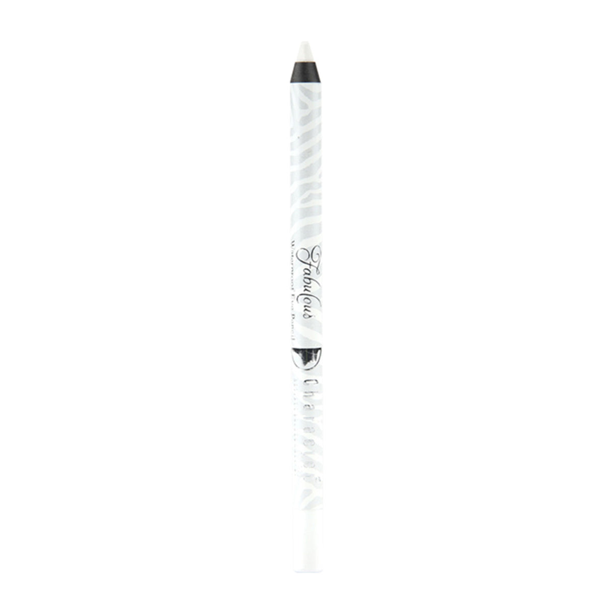 Character Fabulous Waterproof Eye Pencil C405 with black eyeliner on a hand, showcasing smooth, precise application.