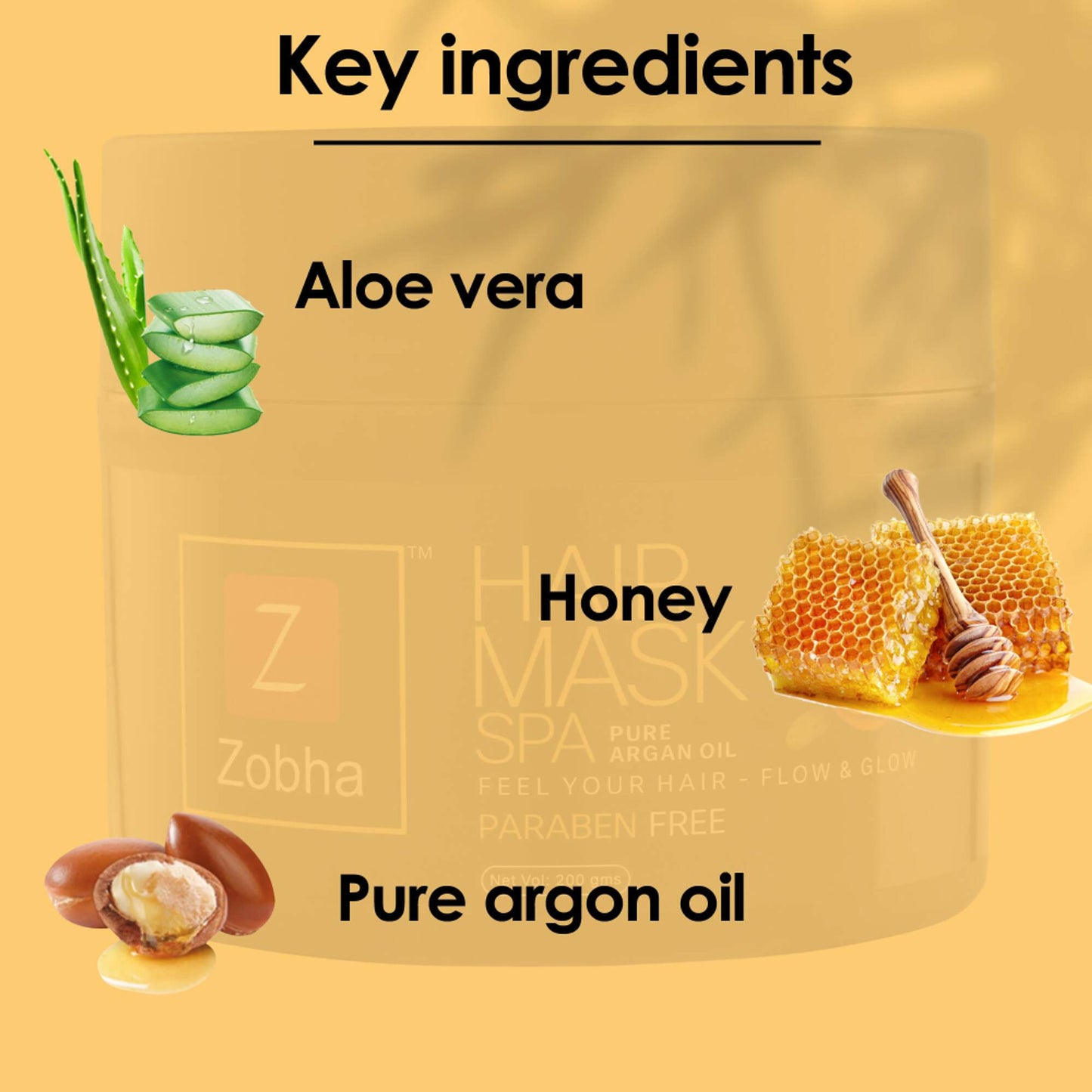 Zobha Hair Mask Spa Pure Argan Oil
