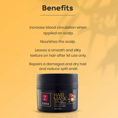 Zobha Hair Mask Spa Pure Argan Oil