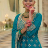 Dhiyona IE Women Ethnic Motifs Embroidered Kurta with Sharara & Dupatta