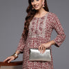 Dhiyona IE Women Floral Printed Sequinned Floral Kurta