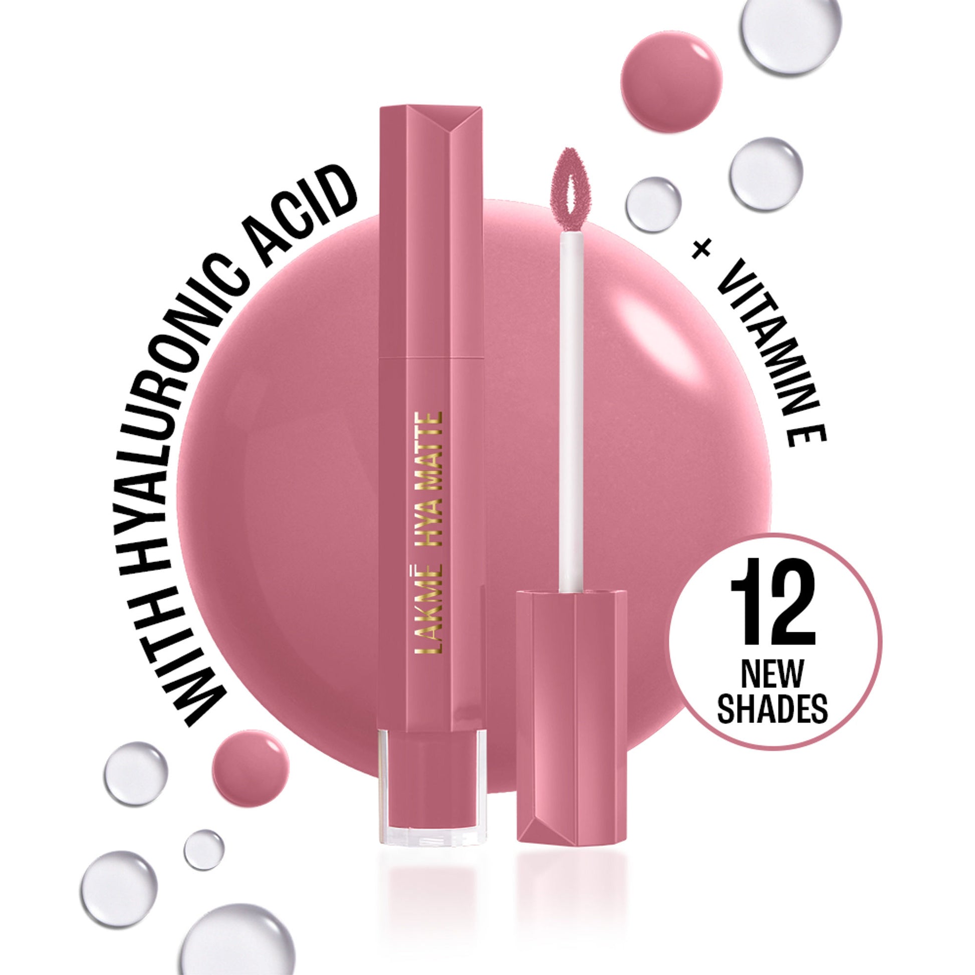 Lakme 9To5 Hya Matte Liquid Lipstick - Win Win Pink