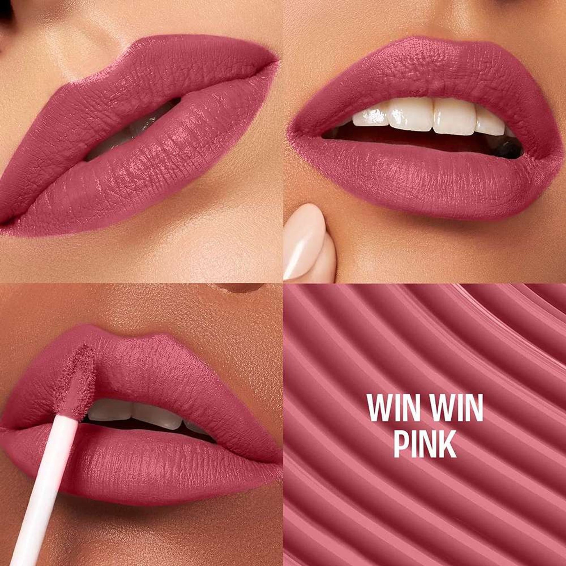 Lakme 9To5 Hya Matte Liquid Lipstick - Win Win Pink
