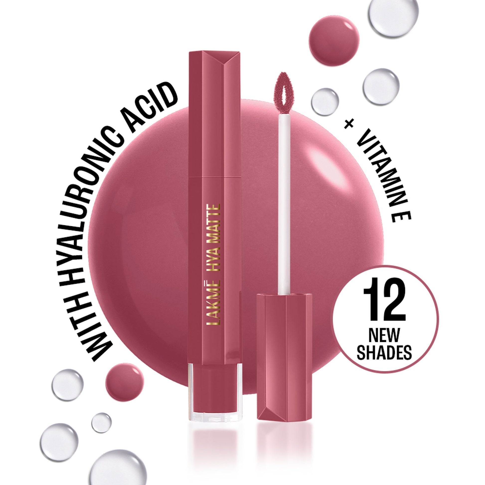 Lakme 9To5 Hya Matte Liquid Lipstick - After Hours Pink